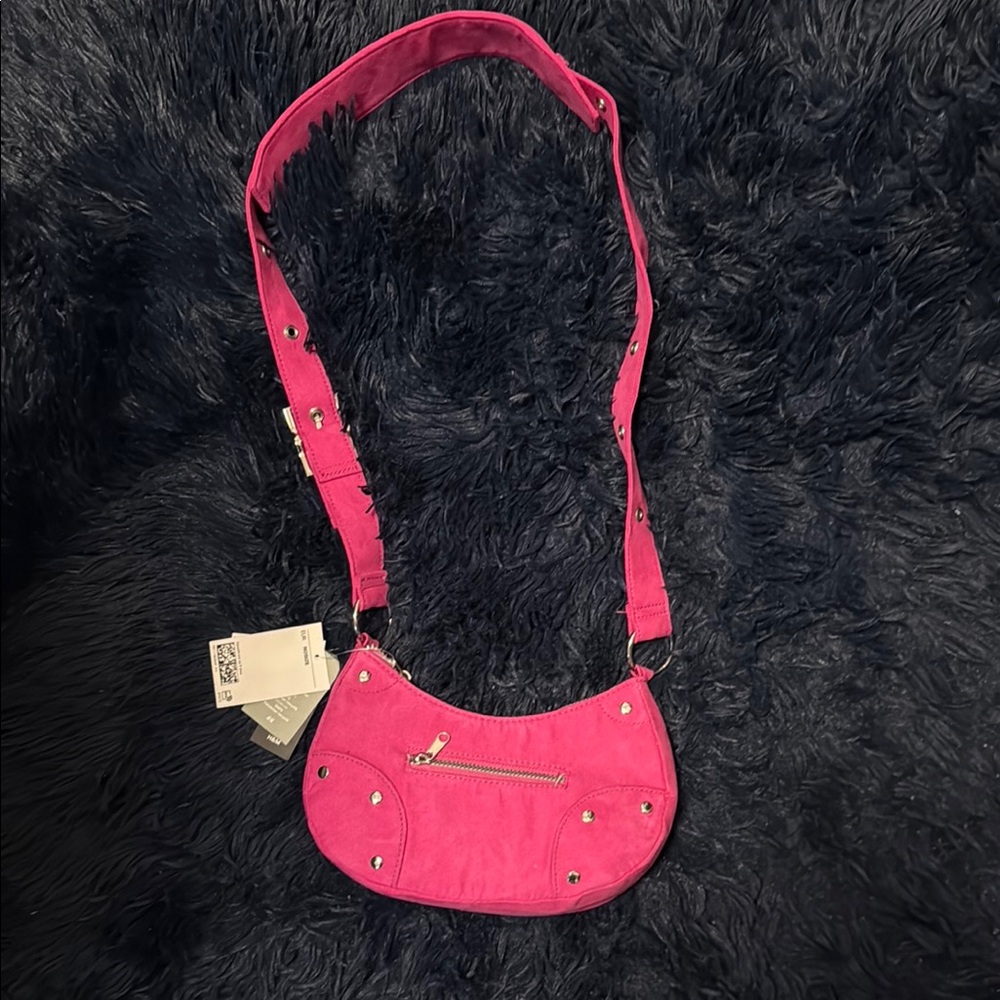 H&M Pink Crossbody Bag with Adjustable Strap